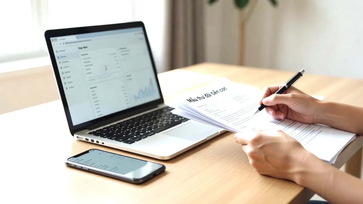 Công cụ mẫu thư đòi tiền cọc online