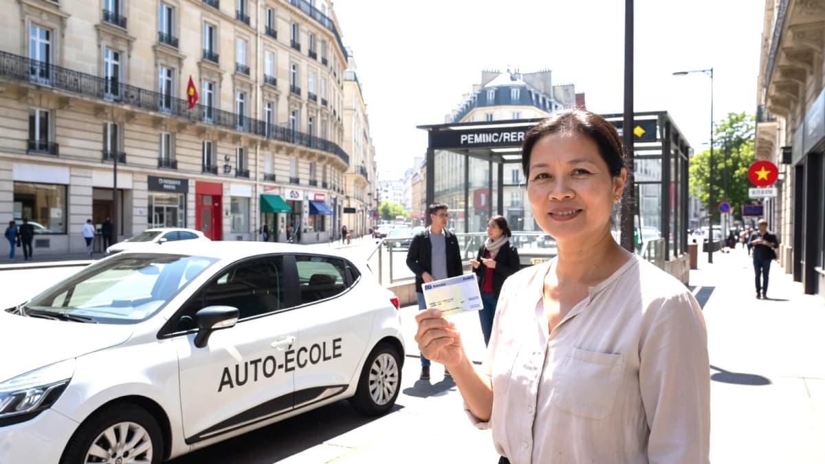 Kinh nghiệm permis de conduire ở Pháp