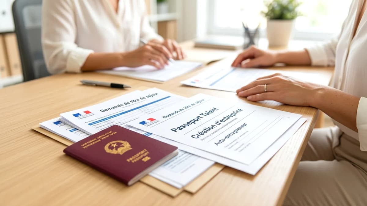 Visa đầu tư - kinh doanh Pháp: Passeport Talent créateur, đầu tư 300k€, và đường auto-entrepreneur