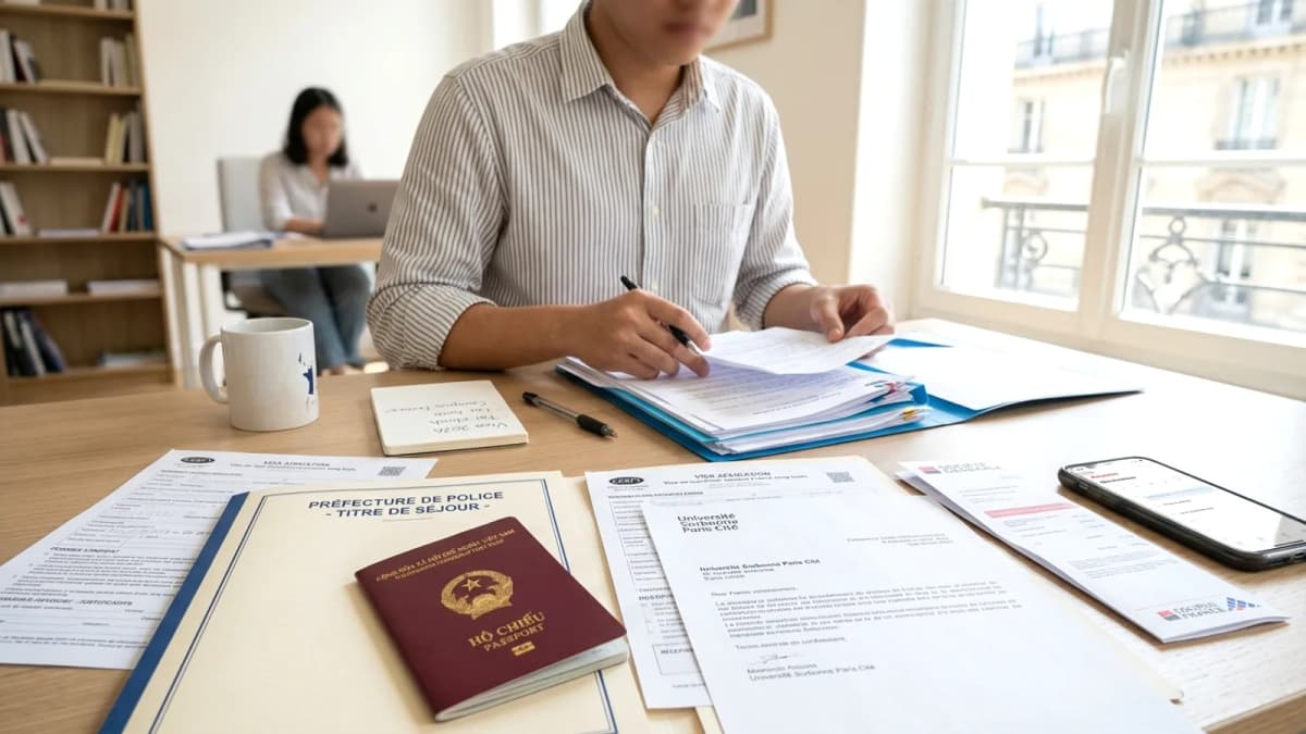 Visa du học Pháp 2026: Campus France từng bước — hồ sơ, phỏng vấn, chứng minh tài chính
