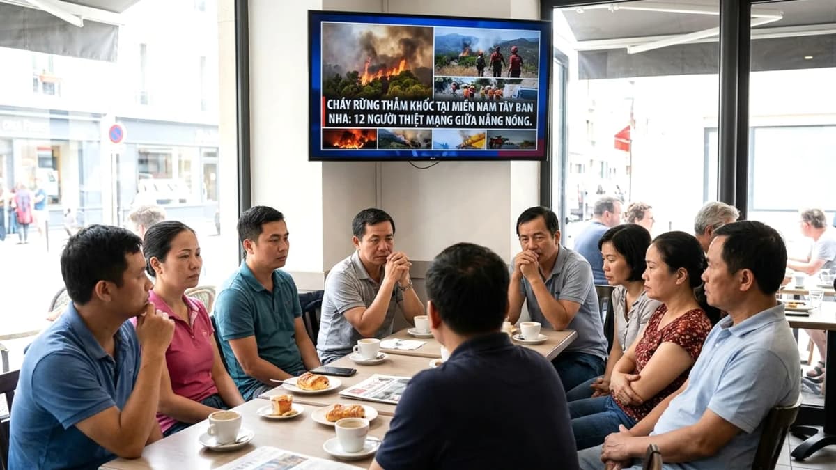 Cháy rừng thảm khốc tại miền Nam Tây Ban Nha: 12 người thiệt mạng giữa nắng nóng