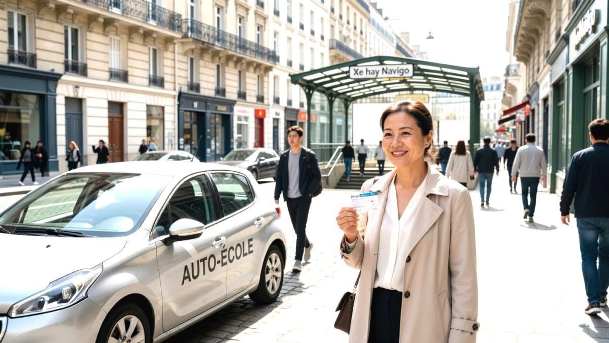 Mới sang nên mua xe hay dùng Navigo/TGV?