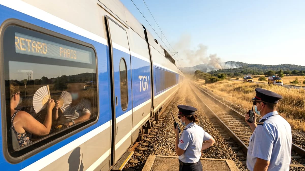Nắng nóng kỷ lục tại Pháp: Chậm trễ TGV và nguy cơ cháy rừng gia tăng