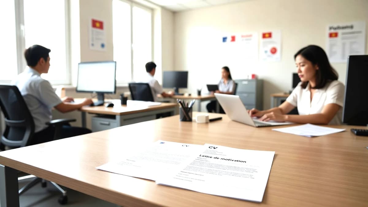 So sánh cV & Lettre de motivation 2026