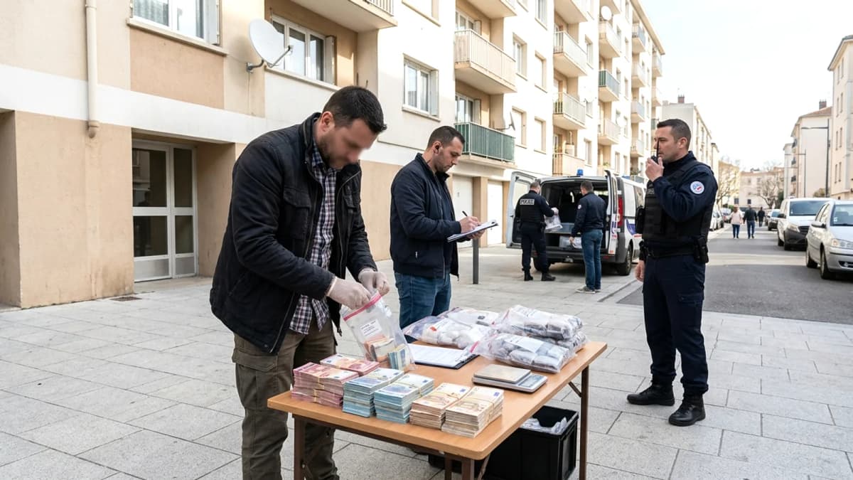 Villeurbanne: Triệt phá điểm buôn bán ma túy, thu giữ 8.000 euro tiền mặt