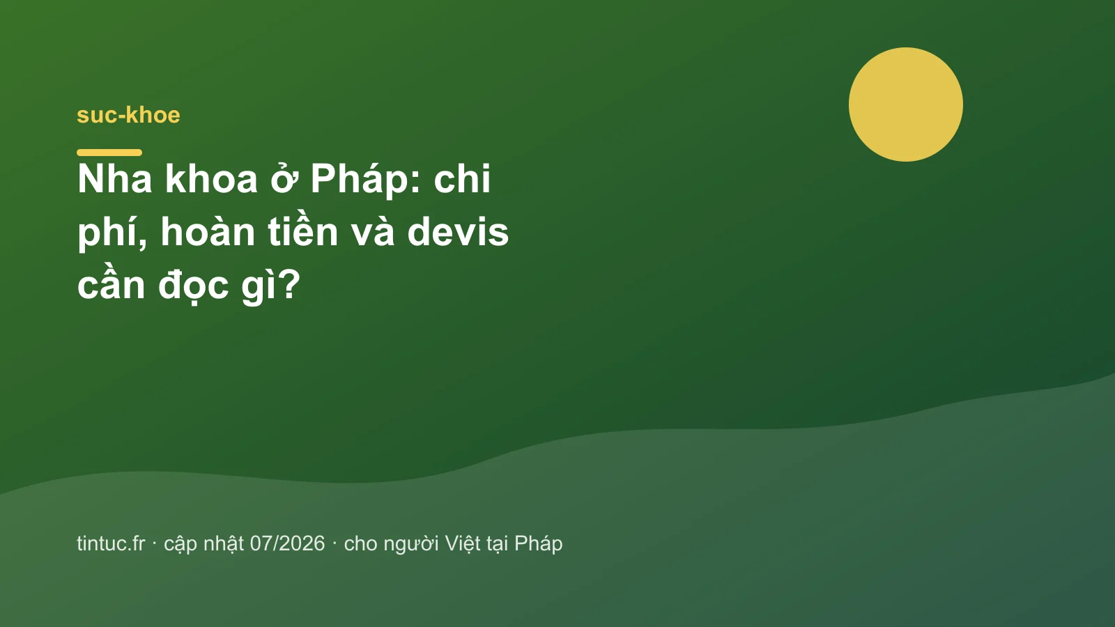 Nha khoa ở Pháp: chi phí, hoàn tiền và devis cần đọc gì?